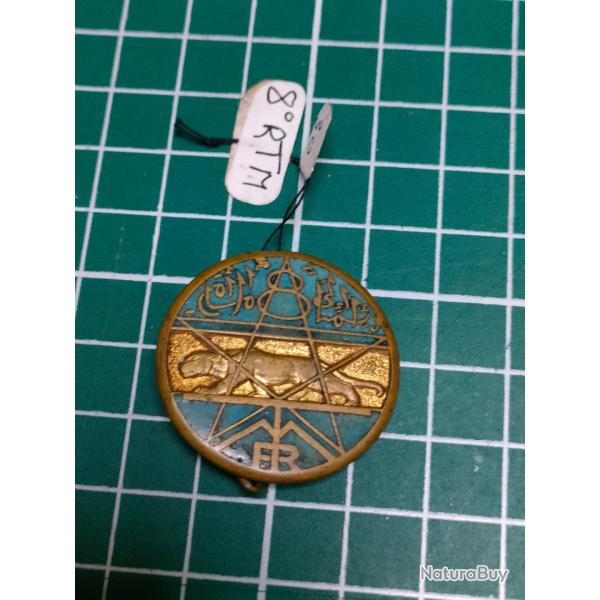 INSIGNE 8EME REGIMENT DE TIRAILLEURS MAROCAINS, 8EME RTM DRAGO BERANGER (1)