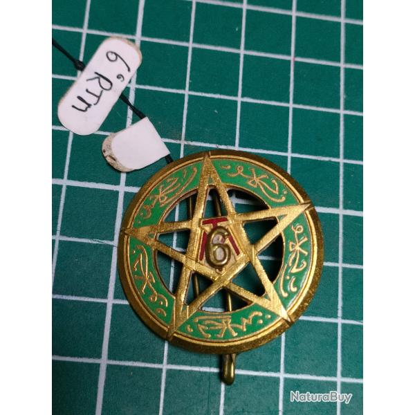 INSIGNE 6EME REGIMENT DE TIRAILLEURS MAROCAINS, 6EME RTM DRAGO PARIS