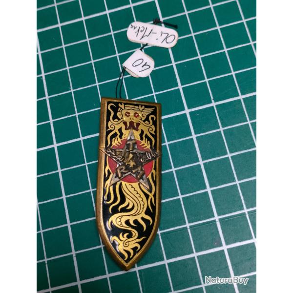 INSIGNE 4EME REGIMENT DE TIRAILLEURS MAROCAINS, 4EME RTM DRAGO PARIS NICE OLIVIER METRA