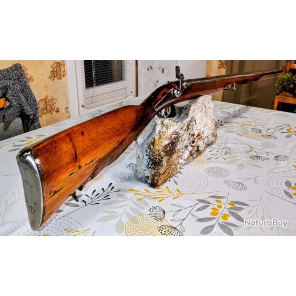 Fusil � poudre noire percussion zoomorphique