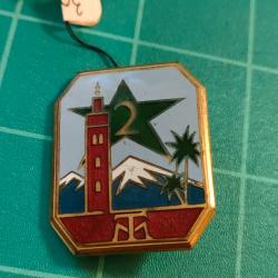 INSIGNE 2EME REGIMENT DE TIRAILLEURS MAROCAINS, 2EME RTM DRAGO BERANGER(2)