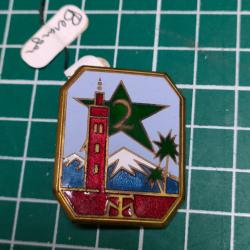 INSIGNE 2EME REGIMENT DE TIRAILLEURS MAROCAINS, 2EME RTM DRAGO BERANGER