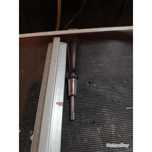 Ancien petit tournevis armurier  de coffret pistolet   revolver ancien ou collection 2