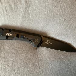 VEND CIUTEAU ZÉRO TOLÉRANCE 0808BLK TODD REXFORD DESIGN BLACK.