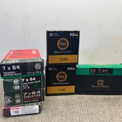 LOT DE BALLES EN CALIBRE 7x64 - 1 sans prix de réserve