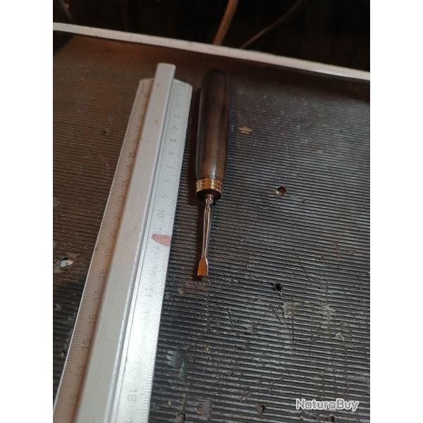 Ancien petit tournevis armurier  de coffret pistolet   revolver ancien ou collection 3