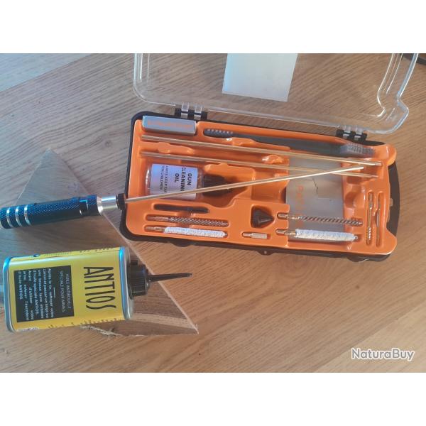 Coffret de nettoyage 4.5 :/ 22 lr   plus huile.