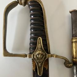 Sabre, d'officier, de chasseurs à cheval, de la garde impériale, premier empire