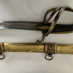 Sabre, d'officier, d'artillerie à cheval, premier empire
