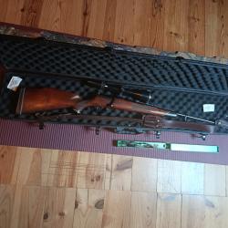 Carabine mauser 66 7 Rm Lunette Schmidt & Bender 3x12-50