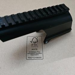 Rail picatinny a fixation sur boitier pour fusil a pompe Winchester SXP