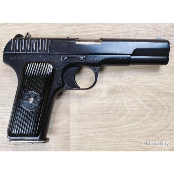 Pistolet TOKAREV TT-30 - Fabrication Russe 1935 - 7,62 x 25 Tokarev - 28009 (Occasion - Rvis/test