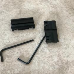 Adaptateur 11mm vers 22mm pour montage optique