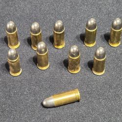 lot 10 munitions neutralisé en calibre 6,35 ou (25 ACP nom US) pour Colt Pocket, FN Baby sans boite