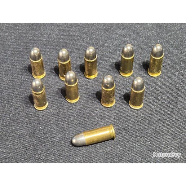 lot 10 munitions neutralis en calibre 6,35 ou (25 ACP nom US) pour Colt Pocket, FN Baby sans boite