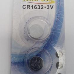 PACK 2 PILES CR1632 3V