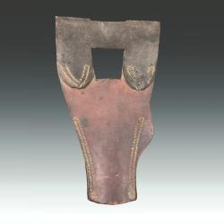 GOUSSET CUIR PORTE BA&Iuml;ONNETTE CHASSEPOT MOD&Egrave;LE 1866 INFANTERIE France Second Empire