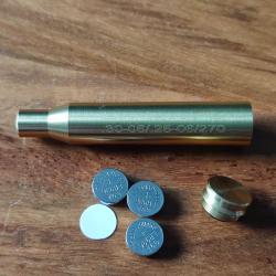 Balle laser de réglage lunette de tir ou point rouge calibre 30-06 ,25-06 , 270 et 280 remington