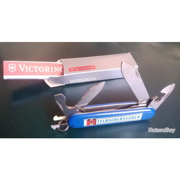 COUTEAU VICTORINOX RECRUIT PUBLICITAIRE BIERE FELDSCHLSSCHEN