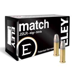 Munitions Eley Match - Cal 22 LR - 40 / 1