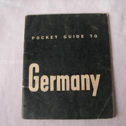 WW2 US MANUEL GUIDE MILITAIRE AM&Eacute;RICAIN POUR L'ALLEMAGNE DAT&Eacute; DE 1944 (39-45)