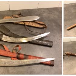 Lot d'objets africains