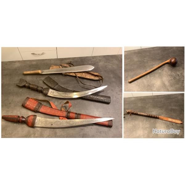 Lot d'objets africains