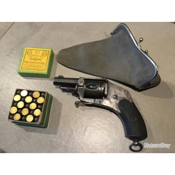 Superbe BULLDOG 320 LG hammerless et son tui feutrine origine