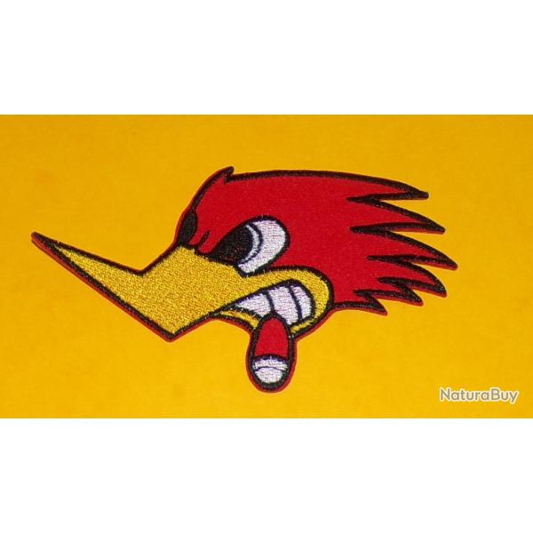 TISSU PATCH : MISTER HORSEPOWER BEC A GAUCHE, LONGUEUR�12�CM , BON ETAT VOIR PHOTOS . POUR TOUT RENS