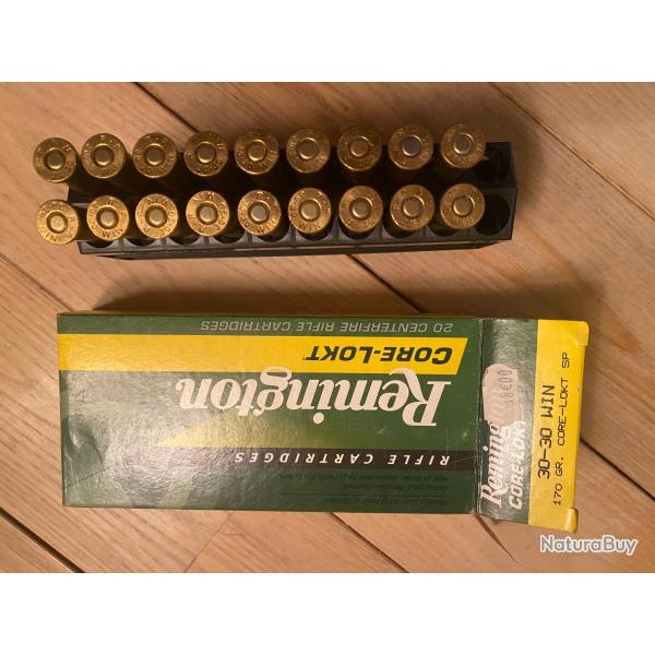 1 boite de balle cal 30-30 remington