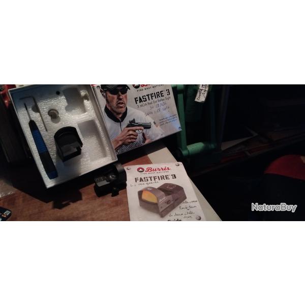 Vend point rouge 3 moa ,burris fastfire 3 avec cache protection pluie,compris adaptateur pour rail 2