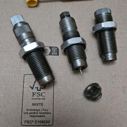 JEU DE 3 OUTILS LEE STEEL POUR CALIBRE 243 WINCHESTER