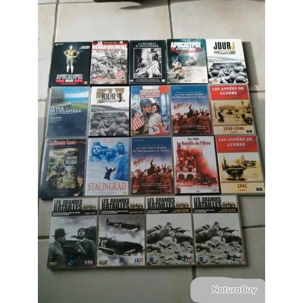LOT 19 DVD SUR LA  GUERRE 1939 -  1945
