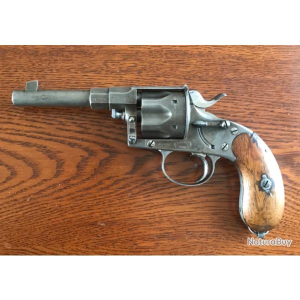 Reichrevolver 1883 Suhl (Schilling et Haenel) numro 1965 avec tui