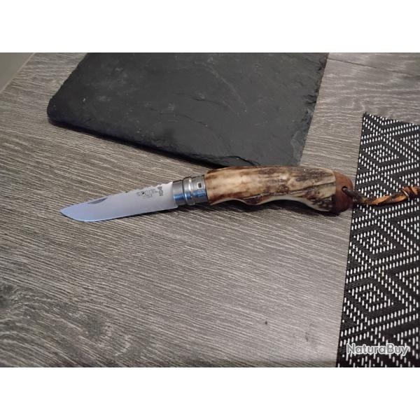 Couteau opinel n'8 bois de cerf