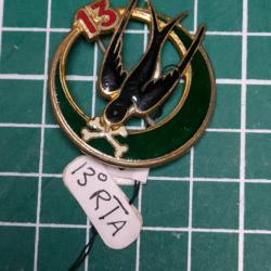 INSIGNE 13ème REGIMENT DE TIRAILLEURS ALGERIENS, 13EME RTA DRAGO PARIS NICE ROMAINVILLE