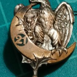 INSIGNE 21ème REGIMENT DE TIRAILLEURS ALGERIENS, 21EME DRAGO PARIS (2)