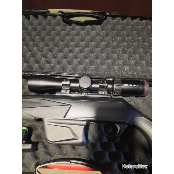 Carabine  culasse linaire browning maral s.f compo nordic avec lunette kite optics k6