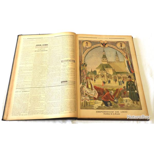 Le petit journal illustr� reli� ann�e 1900