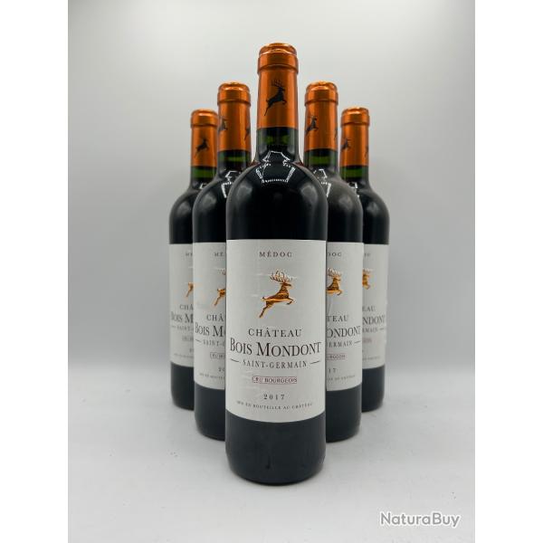 2017 Ch�teau Bois Mondont Saint-Germain Medoc Cru Bourgeois Vin Rouge - 6 Bouteilles
