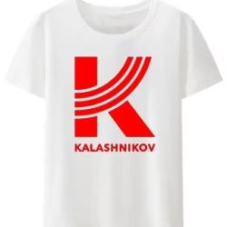 T-shirt KALASHNIKOV blanc LIVRAISON GRATUITE