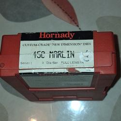 Hornady jeu d outils NEUF en STOCK 450 MARLIN vendu par poudrenoirepro