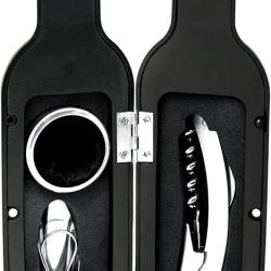 Set d'accessoire pour vin - Id&eacute;e cadeau - 5 pi&egrave;ces