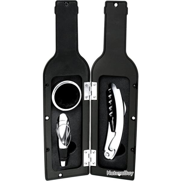 Set d'accessoire pour vin - Id�e cadeau - 5 pi�ces