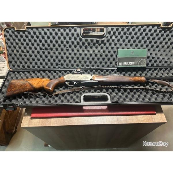 Occasion carabine Browning Bar Mk2 cal 270wsm avec aimpoint micro H1 mallette bretelle et munitions