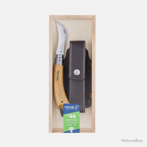 COUTEAU OPINEL CHAMPIGNONS ETUI CUIR