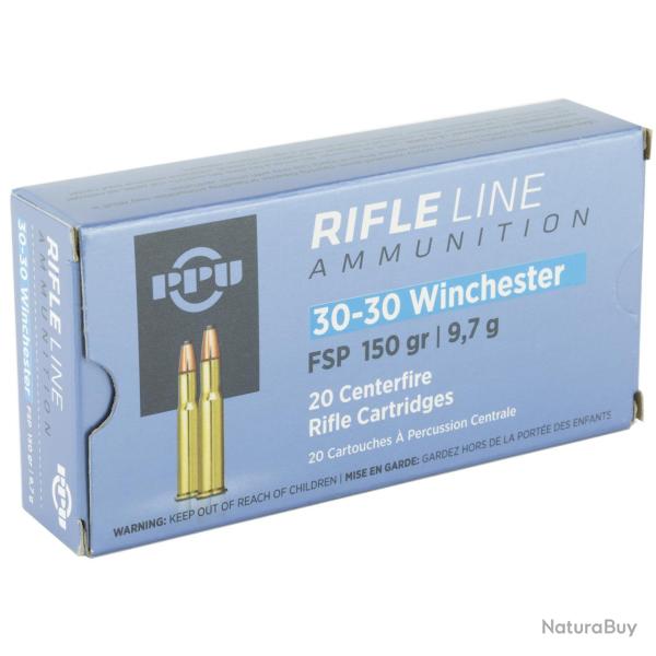 Cartouches PPU Calibre 30-30 WIN. FSP 150grs - Boite de 20 units