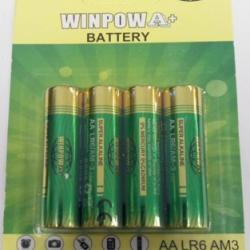 PACK 4 PILES LR06 ALKALINE