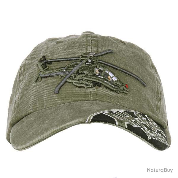 Casquette Baseball AH-64 Apache - d�lav�e