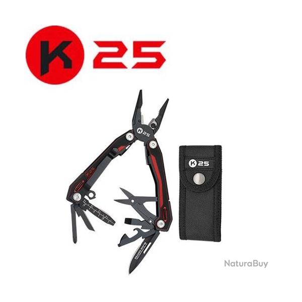 Pince multifonction K25 11153 - 10 applications - G10 Rouge/Noir - 1 sans prix de rserve